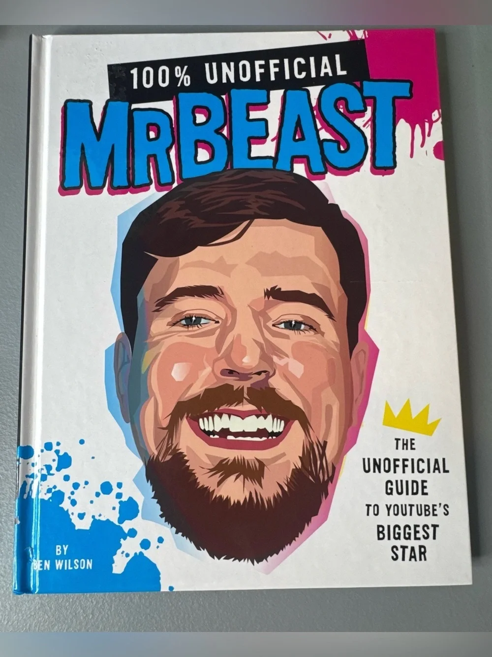 100% Unofficial MR. Beast Hardcover Book YouTube Star gift fan inside look